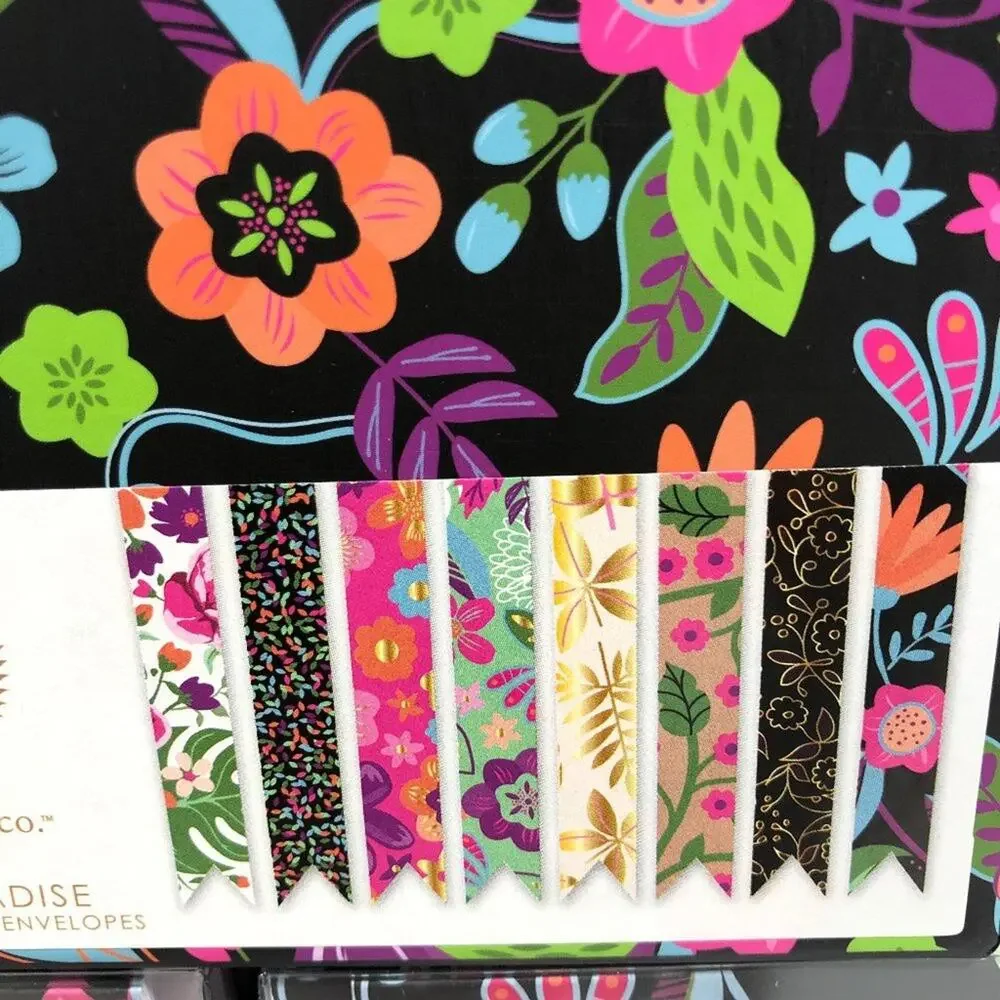 (3) Boxed Blank Cards & Envelopes Floral Paradise Total 120 Cards